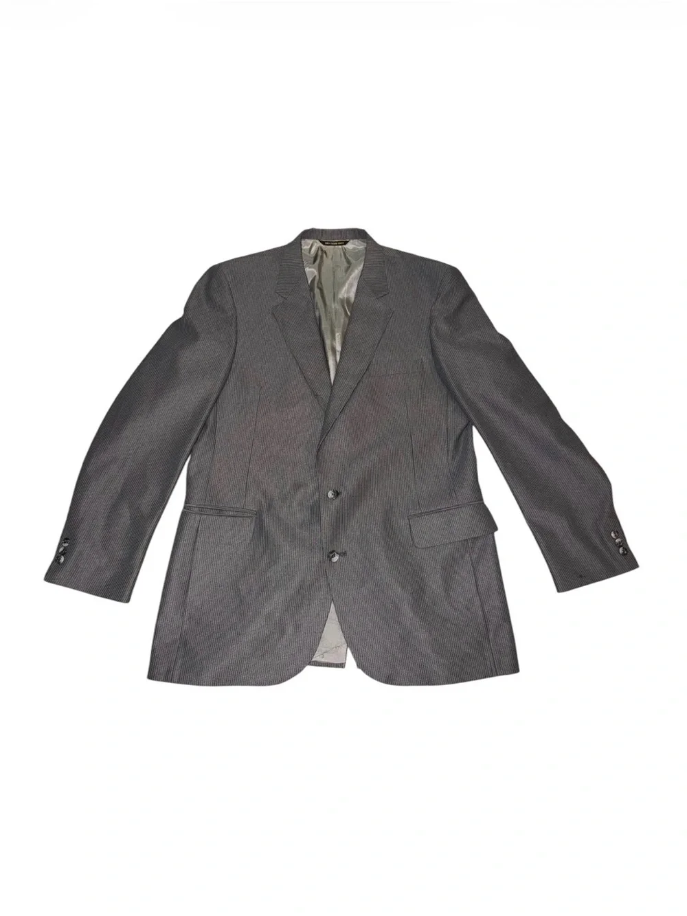 Vintage John Keith Men’s XL Gray White 3-Piece Suit